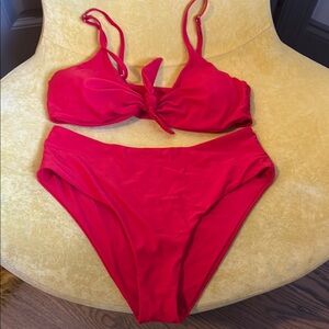 Red Women's Bikini Set